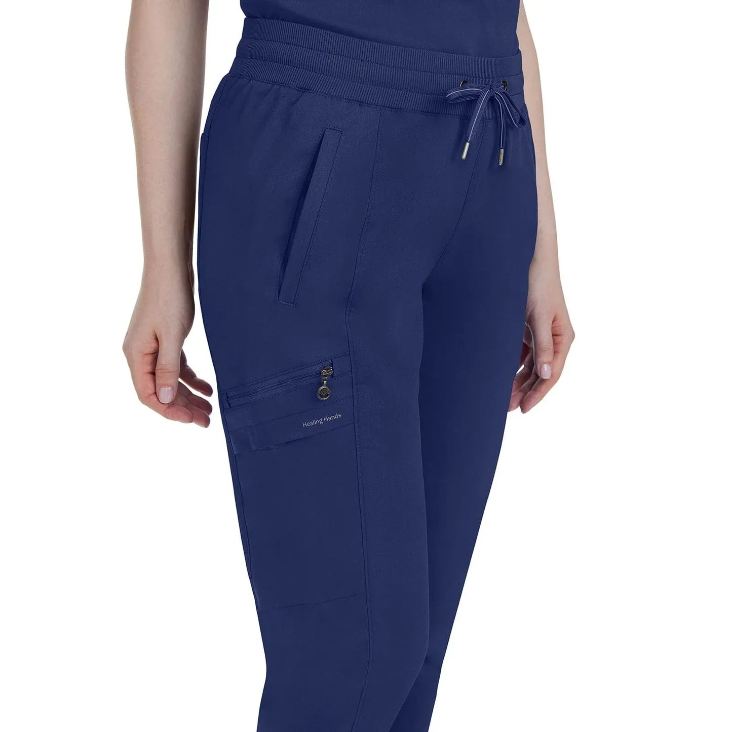 Healing Hands Purple Label Scrubs 9244 Toby Jogger Pant Women Navy