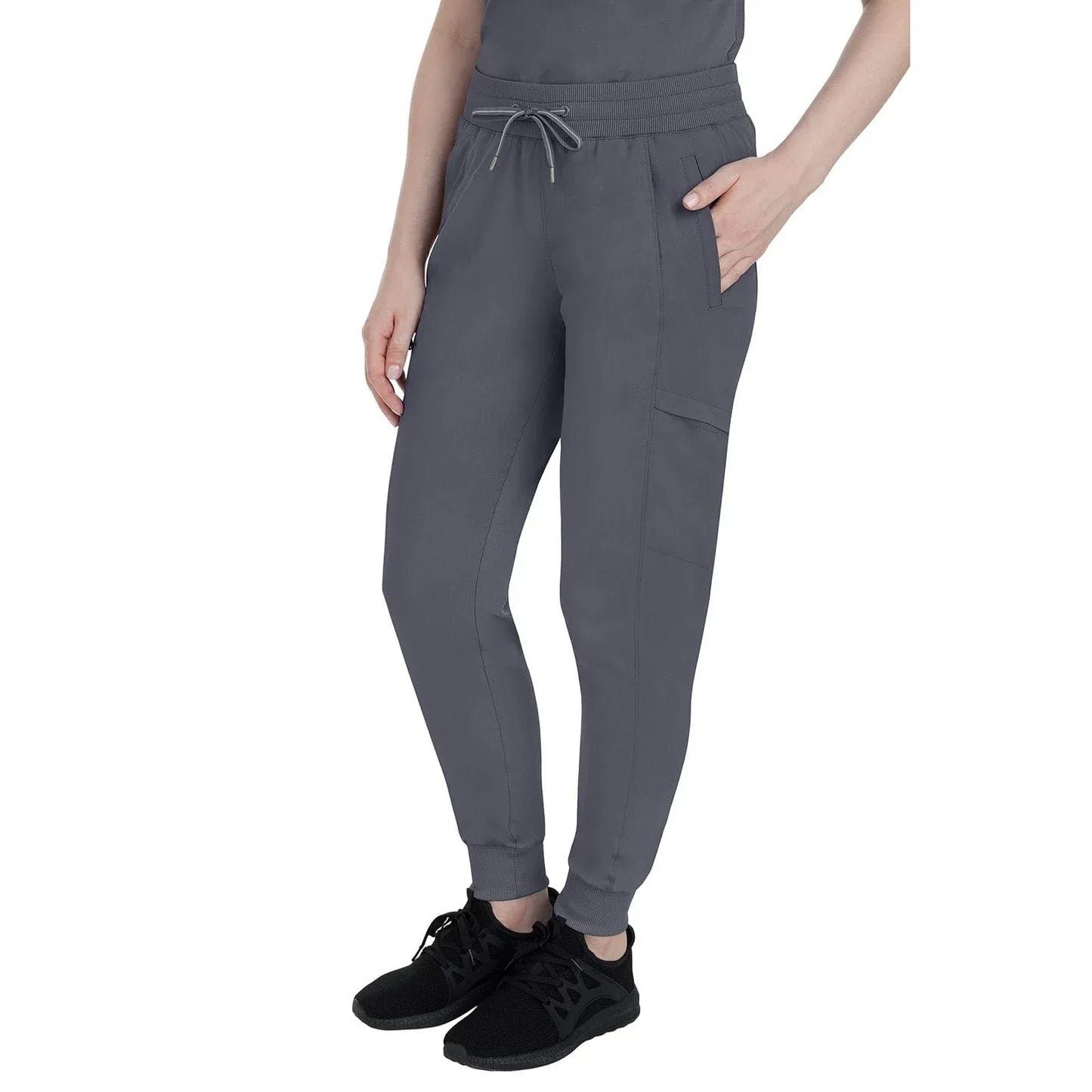 Healing Hands Purple Label Scrubs 9244 Toby Jogger Pant Women Pewter