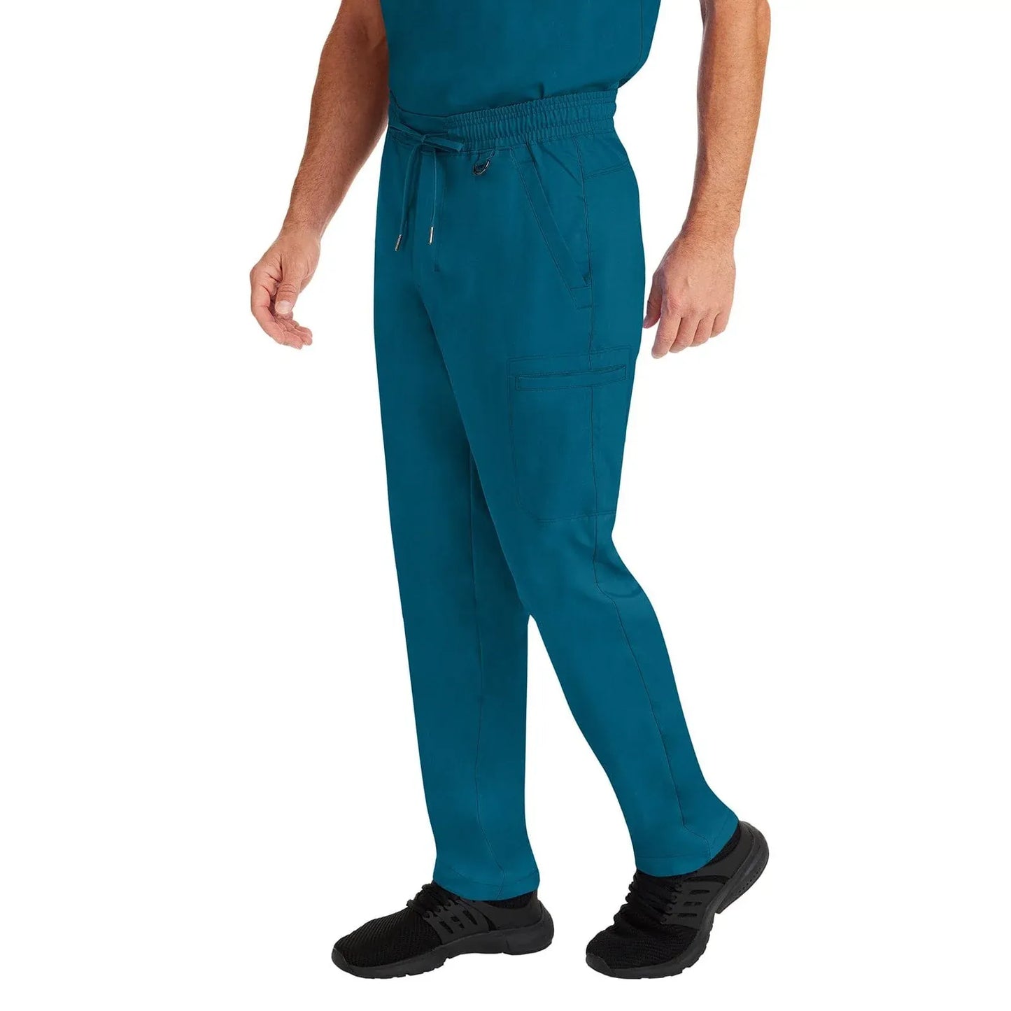 Healing Hands Purple Label Scrubs 9300 Daniel Utility Pant Men Caribbean Blue