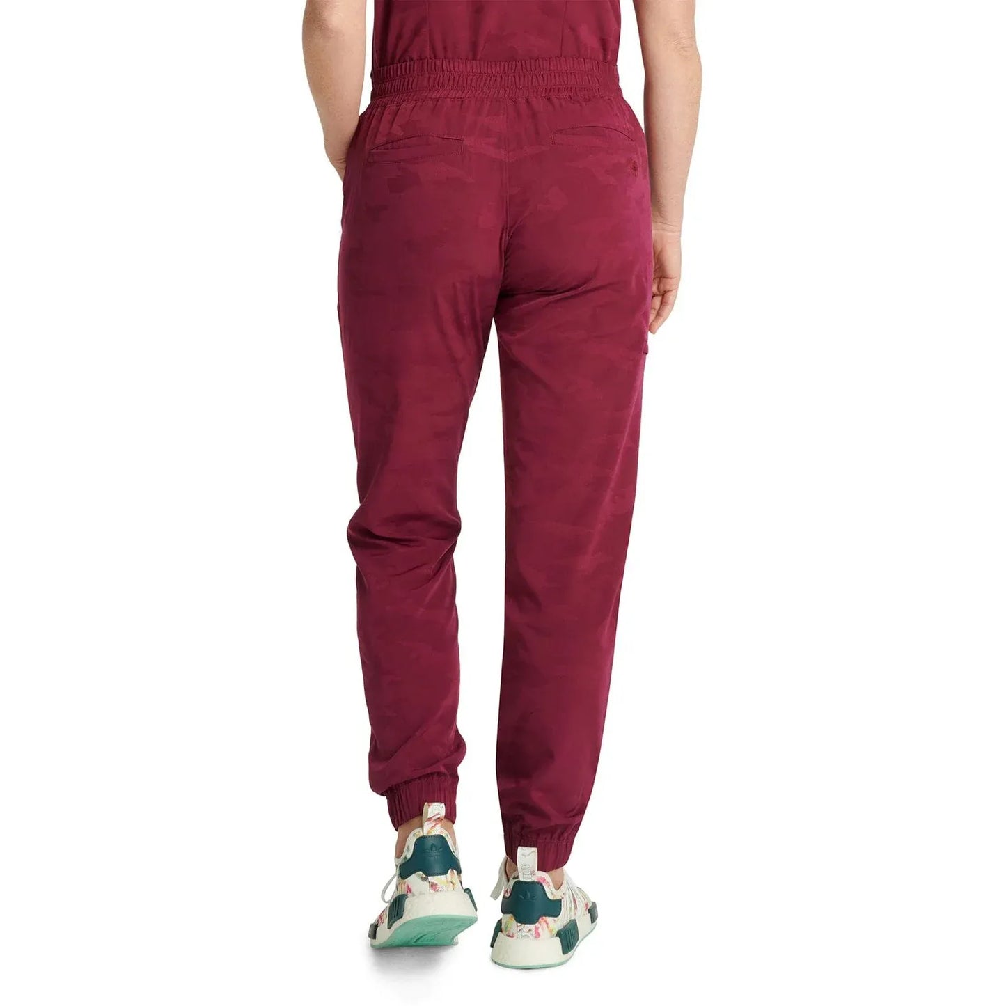Healing Hands Purple Label Tate Jogger Camo Pant 9350 – Women’s Scrub Pants Wine