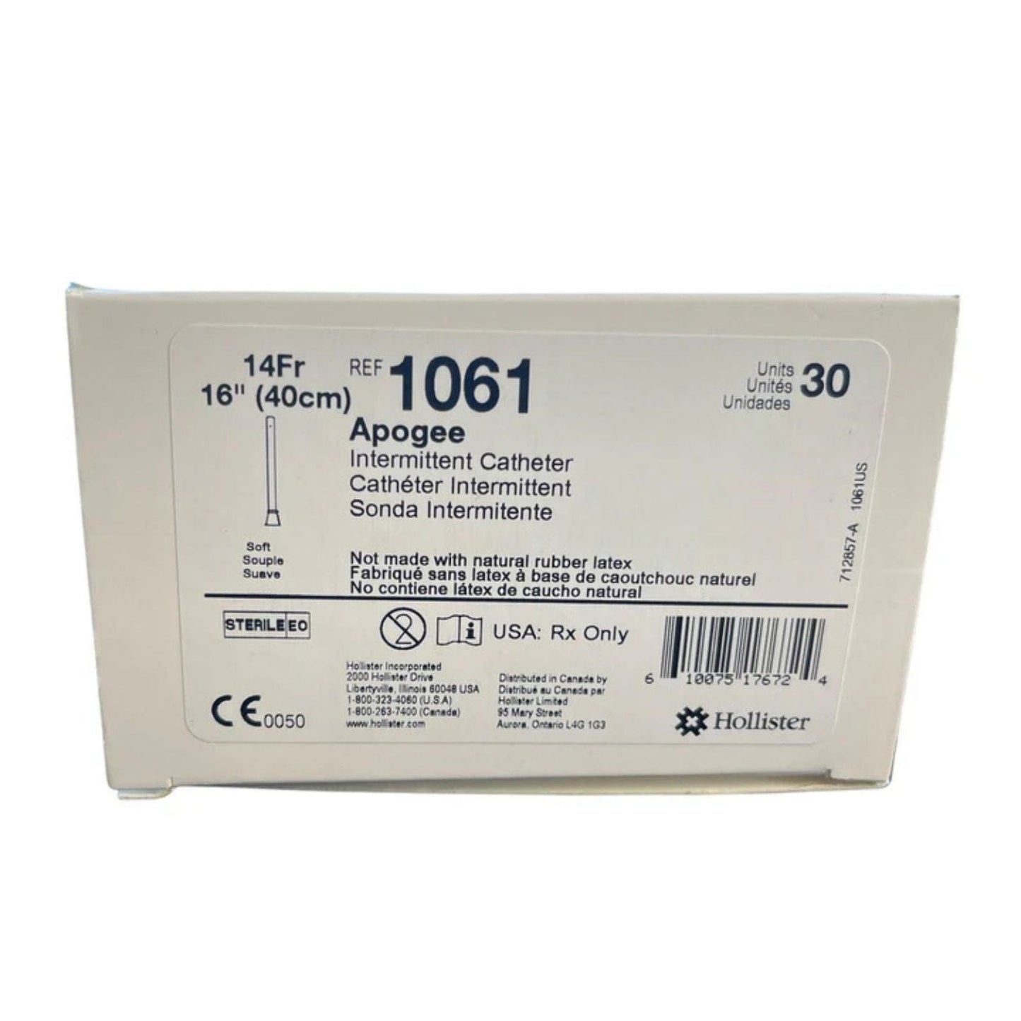 Hollister Apogee Intermittent Catheter Soft Male