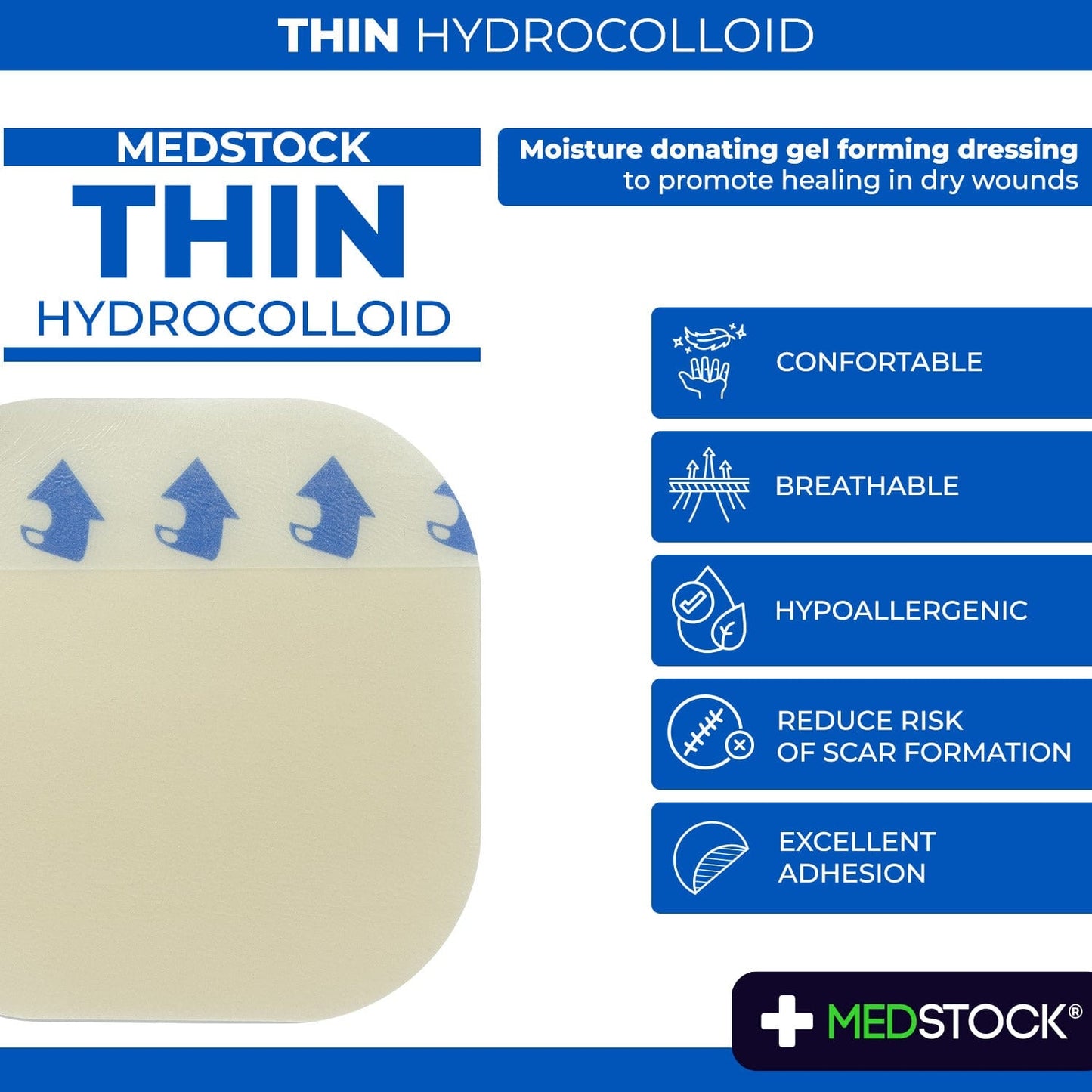 Hydrocolloid Dressing 10cm x 10cm