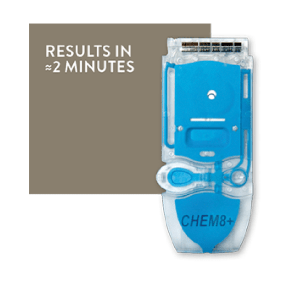 Abbott Laboratories Diagnostic Cartridges I-STAT Chem 8 Plus Cartridge For Rapid Metabolic Assessment