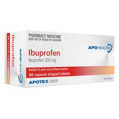 APOTEX Pain Relief Ibuprofen 200mg Tabs
