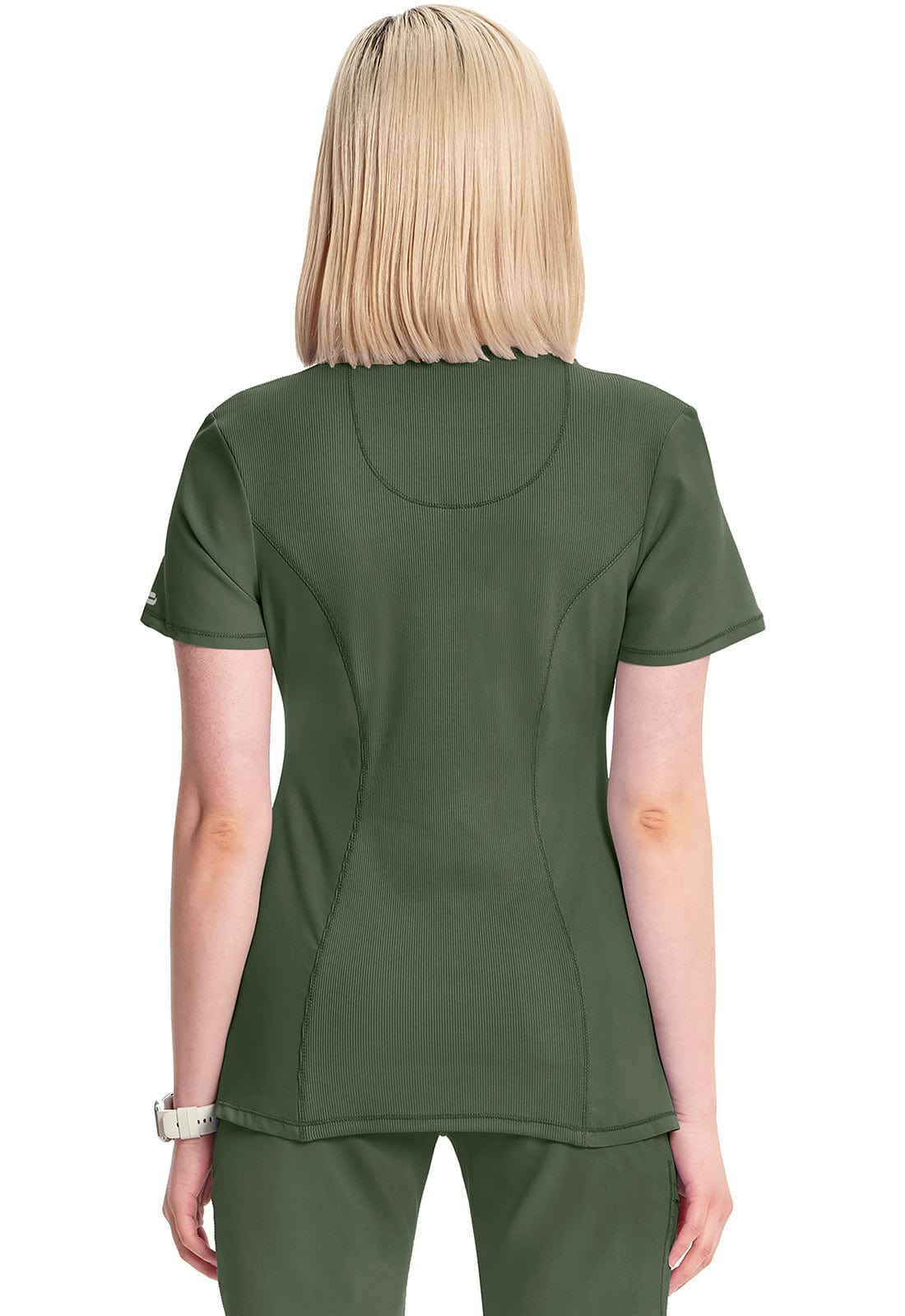 Infinity 2624A Scrubs Top Women's Round Neck Olive
