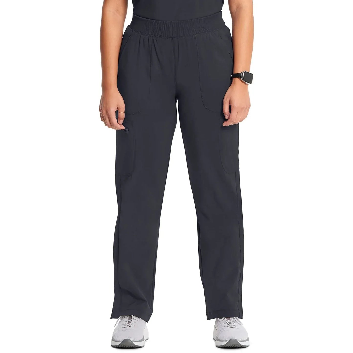 Cherokee Scrubs Pants L Cherokee Infinity CK065A Scrubs Pant Women Pewter