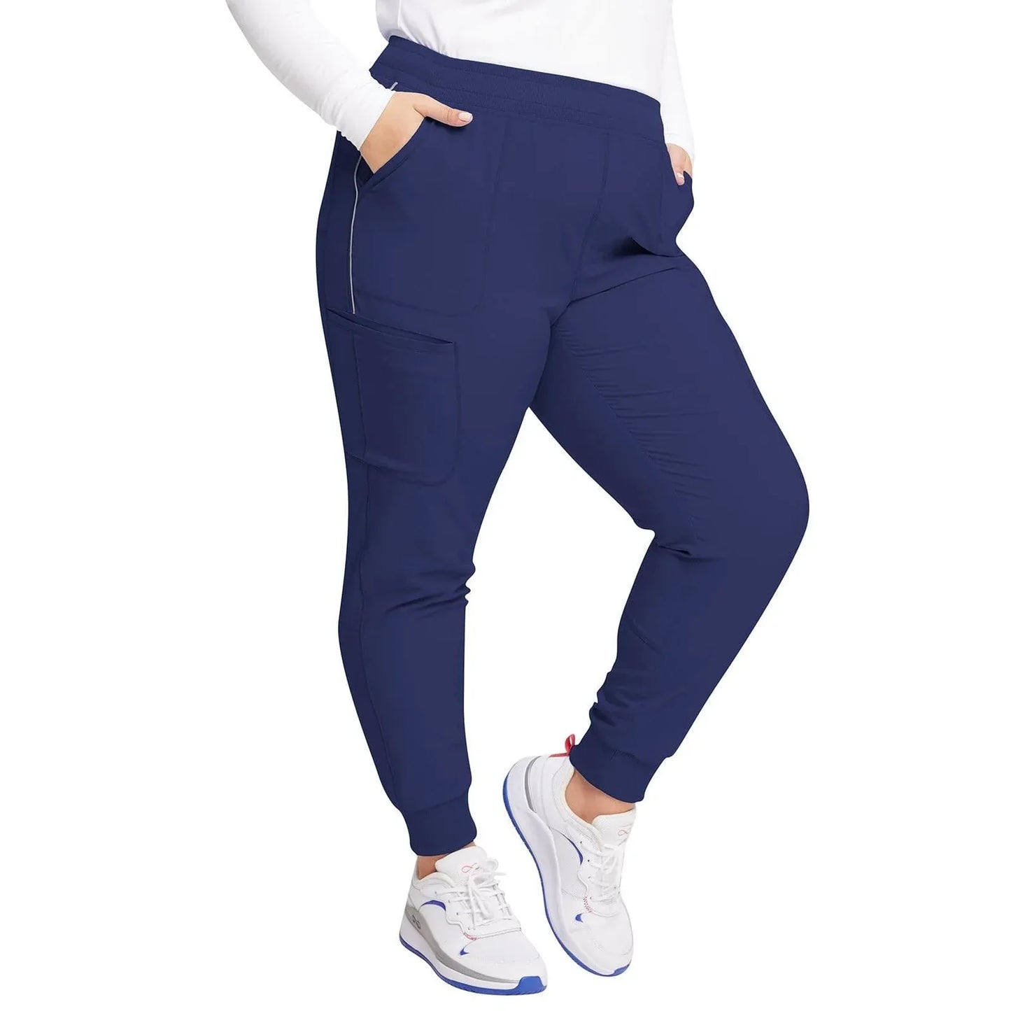 Cherokee Scrubs Pants Infinity Scrubs Jogger Pants Navy