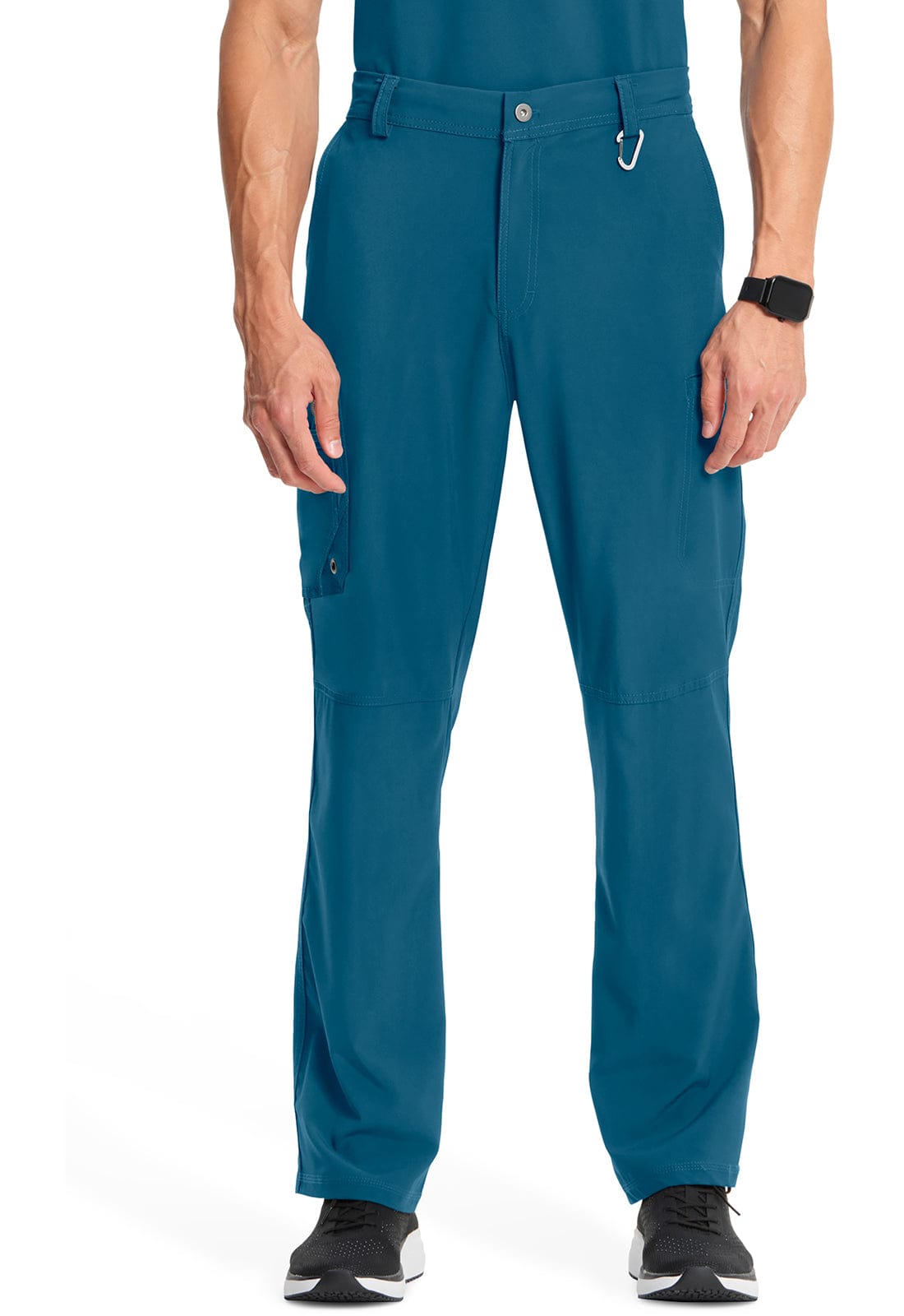 Infinity CK200A Scrubs Pants Mens Fly Front Caribbean Blue