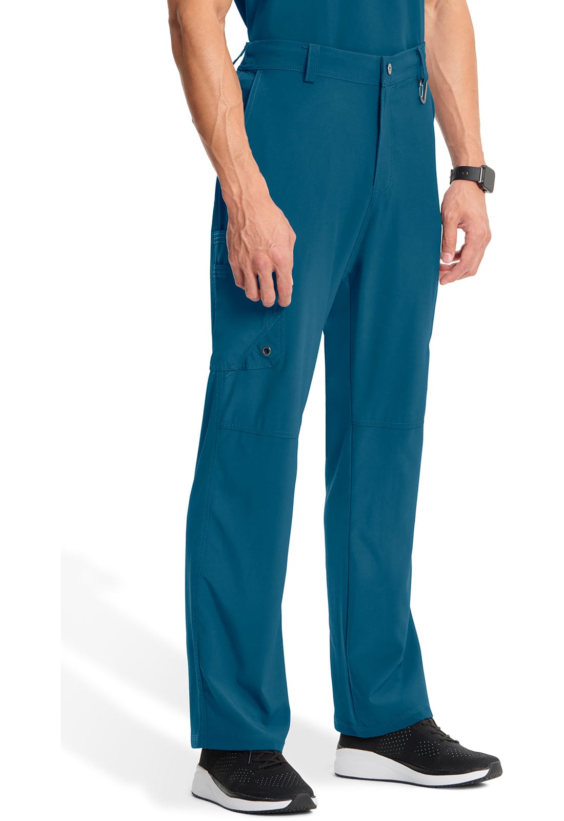 Infinity CK200A Scrubs Pants Mens Fly Front Caribbean Blue