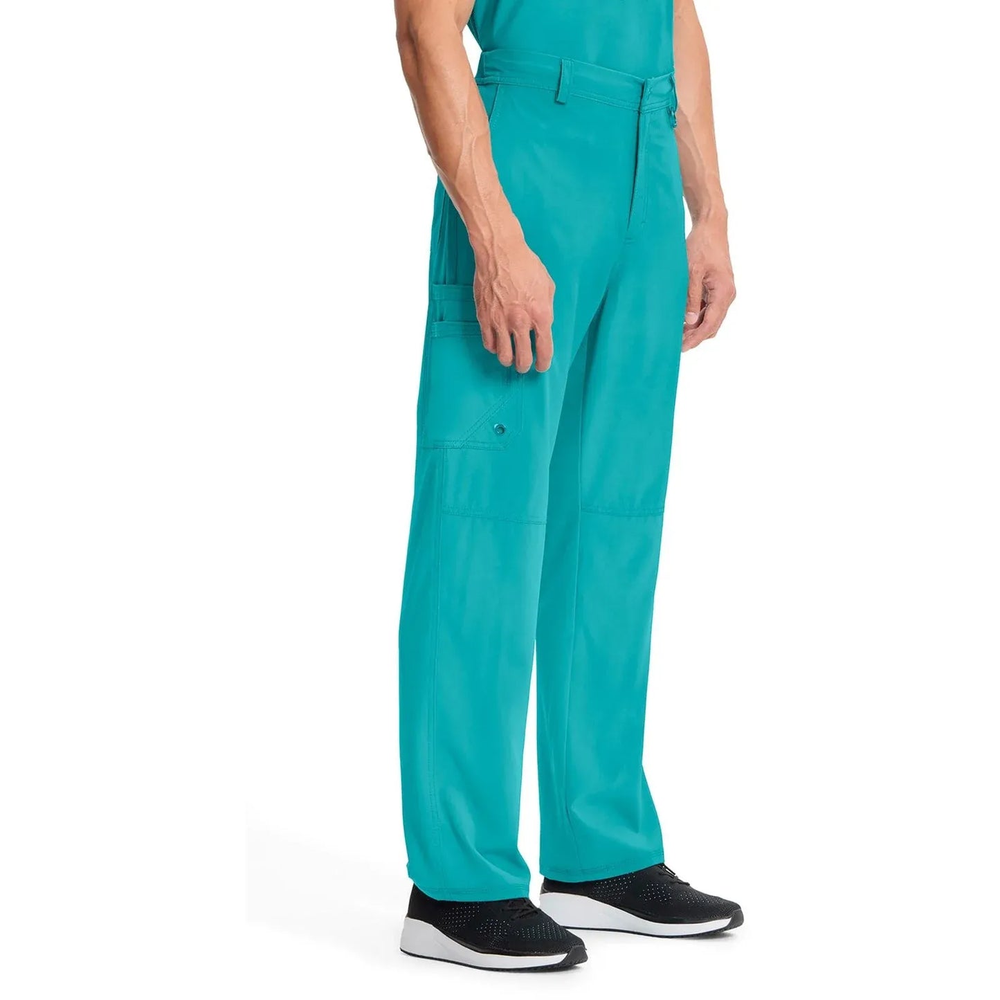 Infinity CK200A Scrubs Pants Mens Fly Front Teal Blue