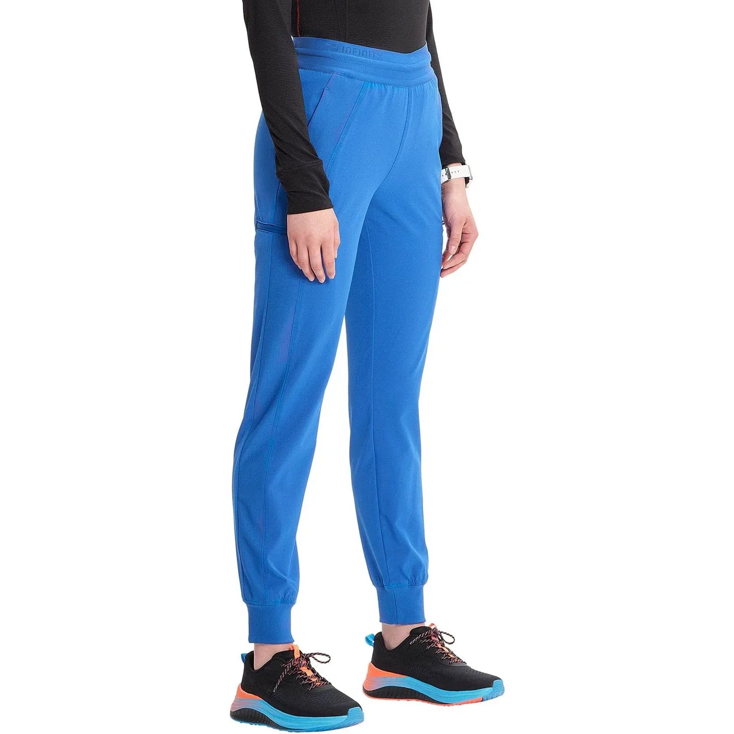 Infinity Scrubs Pants Infinity IN122A Mid Rise Jogger Women Scrubs Pant Royal
