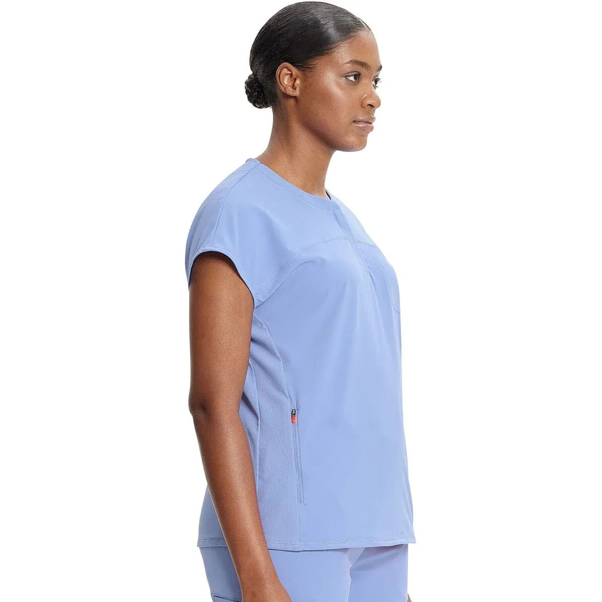 Cherokee Infinity IN622A Henley Top Women Top Ciel