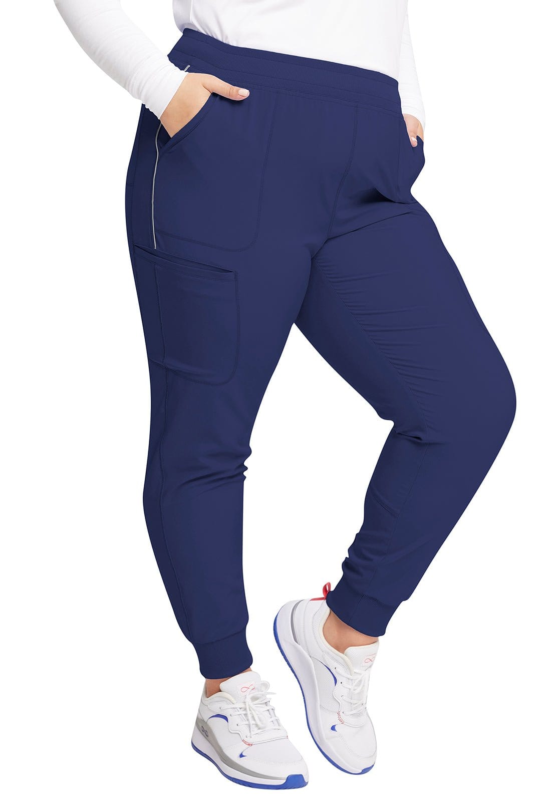 Cherokee Scrubs Pants Infinity Scrubs Jogger Pants Navy