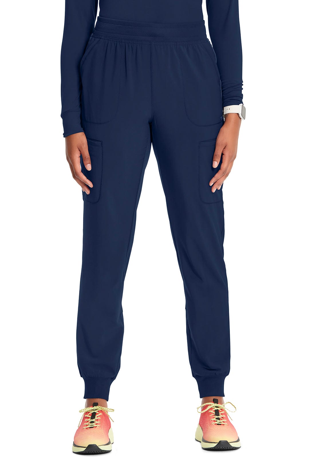 Cherokee Scrubs Pants XXS Infinity Scrubs Jogger Pants Navy