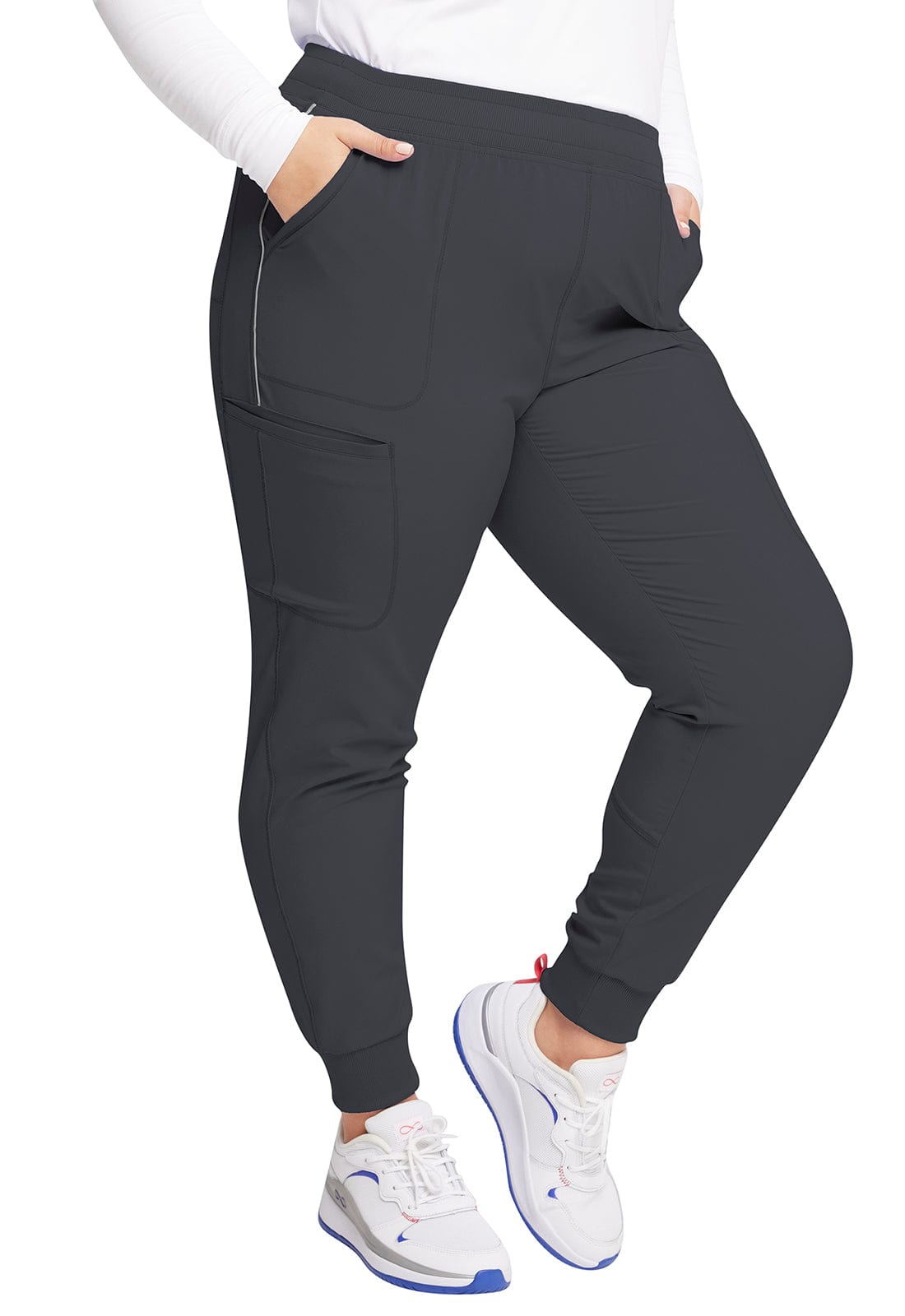 Cherokee Scrubs Pants Infinity Scrubs Jogger Pants Pewter