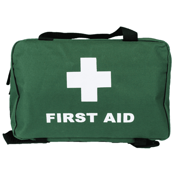 ISOS LOGO Green First Aid Bag Medium 28cm x 17cm x 8cm 1