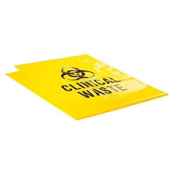 Kwikmaster Cleaning & Washroom Supplies Carton of 2000 Kwikmaster Clinical Waste Bag Yellow