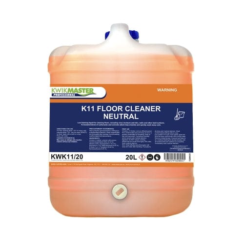 Kwikmaster Professional Cleaning & Washroom Supplies Drum of 1 Kwikmaster Professional Floor Cleaner Neutral 20L