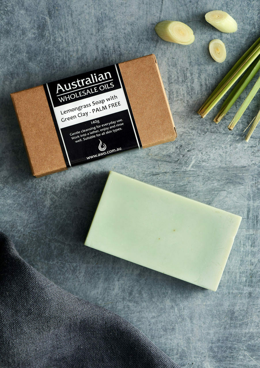 Lemongrass Soap with Green Clay - PALM FREE
