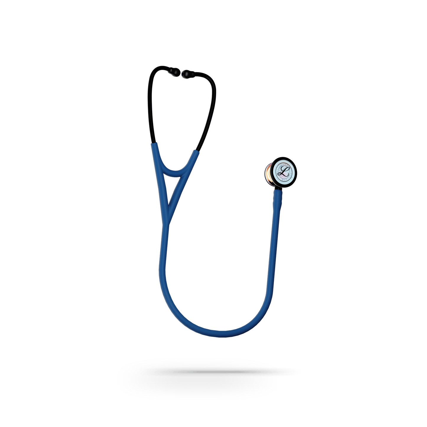 Littmann Cardiology IV Stethoscope High Polish Rainbow Chestpiece SATIN in Navy 6242C
