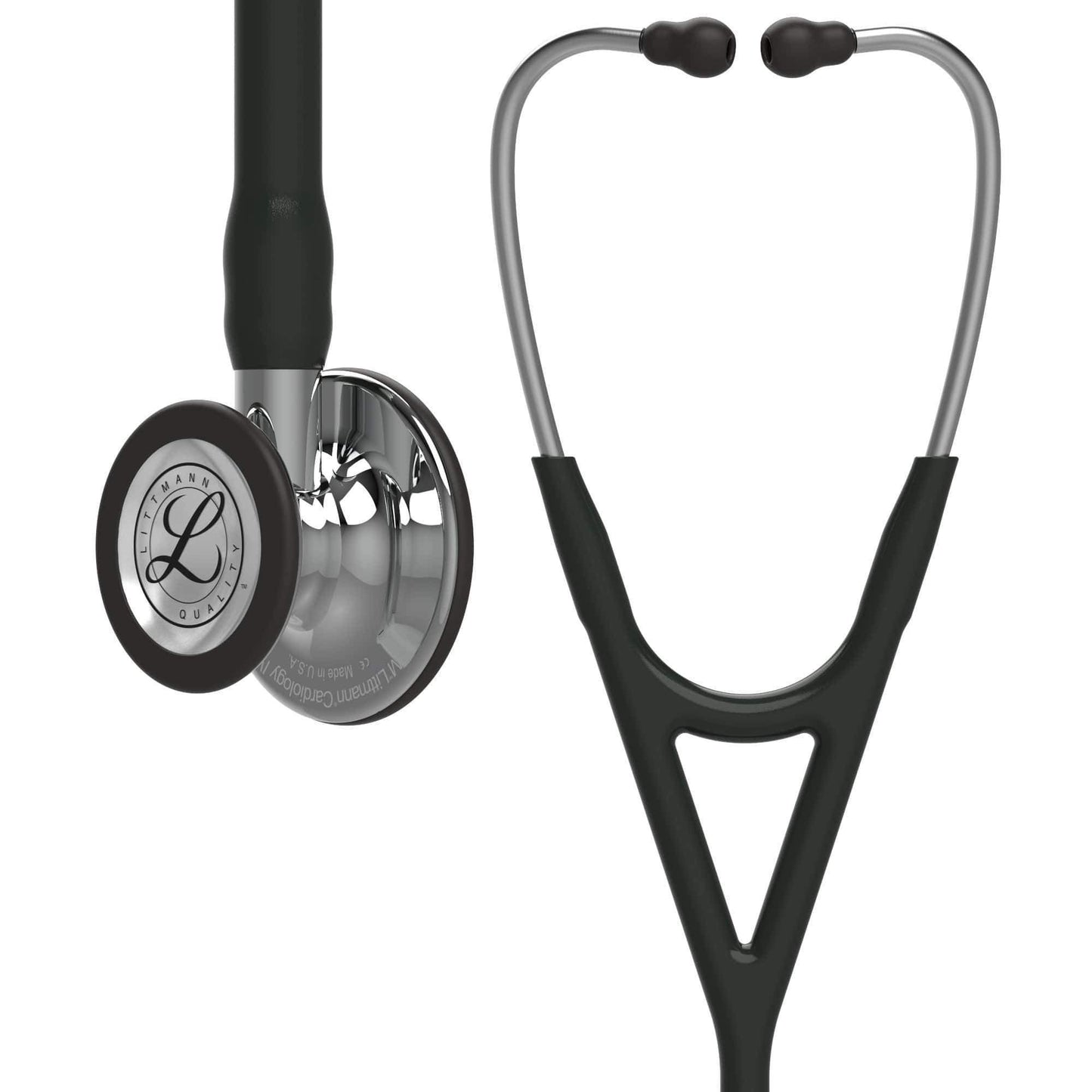 Littmann Cardiology Stethoscopes Littmann Cardiology IV Stethoscope Black / Mirror 6177