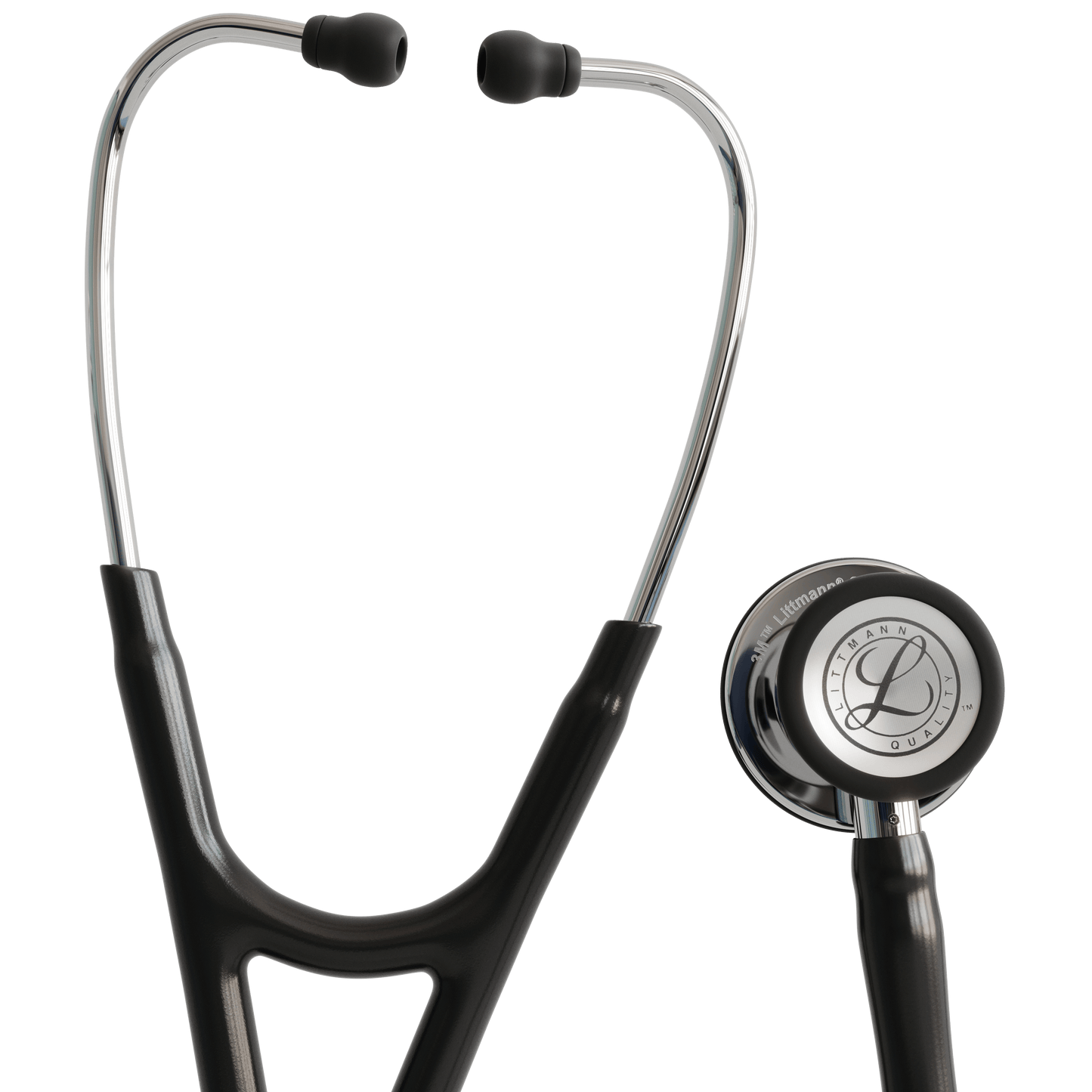 Littmann Cardiology Stethoscopes Littmann Cardiology IV Stethoscope Black / Mirror 6177