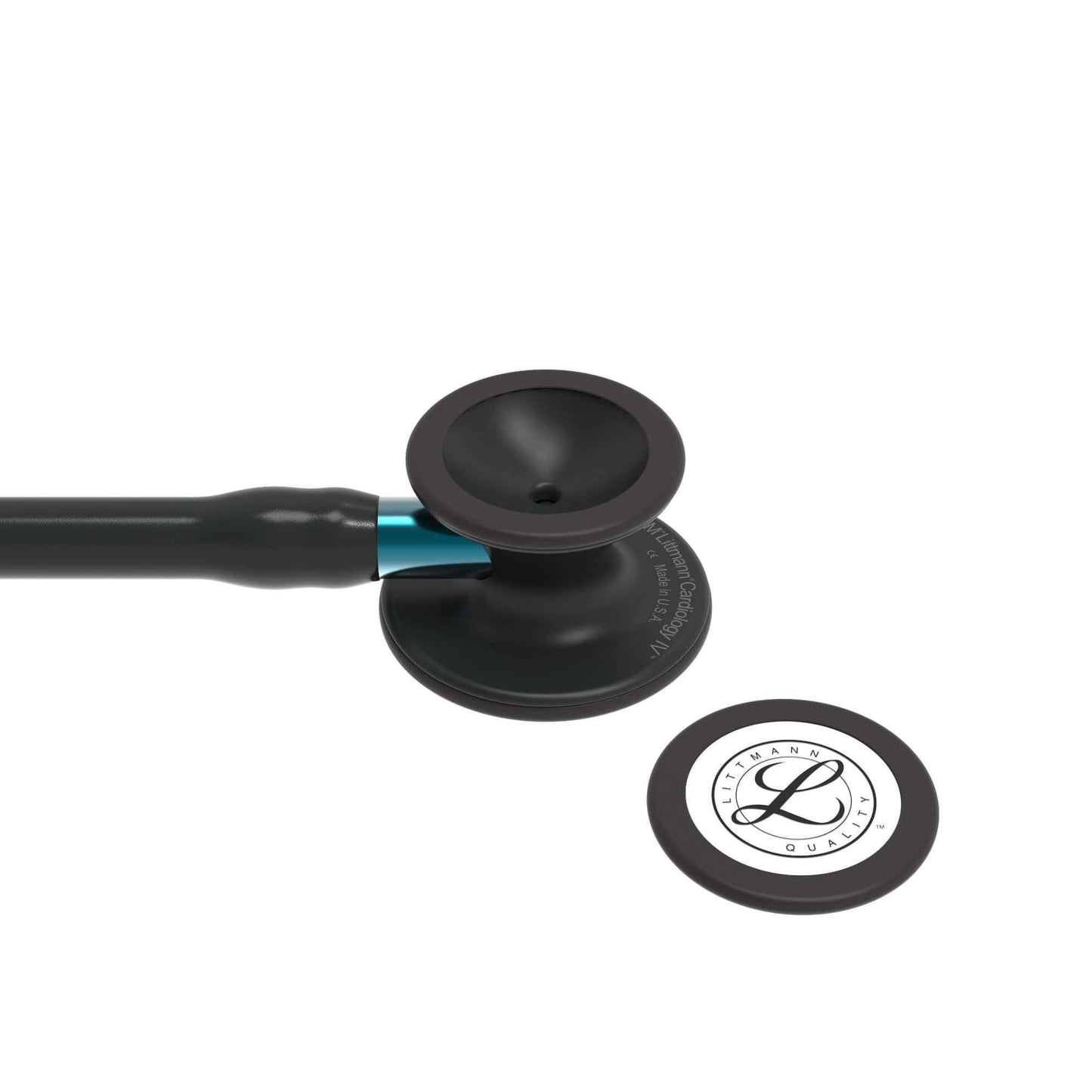 Littmann Cardiology Stethoscopes Littmann Cardiology IV Stethoscope Black with Blue Stem 6201