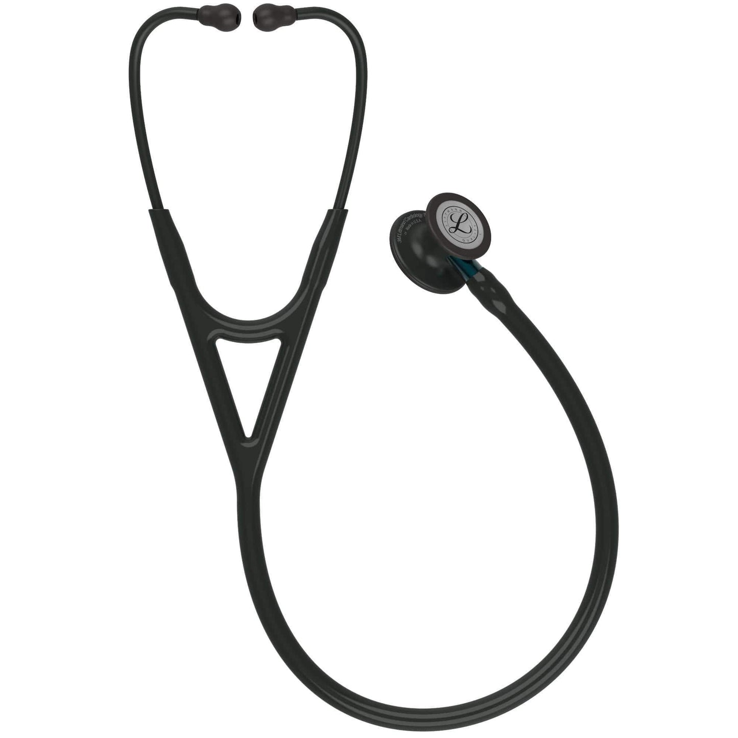 Littmann Cardiology Stethoscopes Littmann Cardiology IV Stethoscope Black with Blue Stem 6201