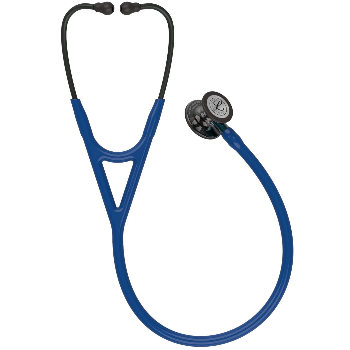 Littmann Cardiology Stethoscopes Littmann Cardiology IV Stethoscope Navy Headset Smoke Chest Navy Stem 6202