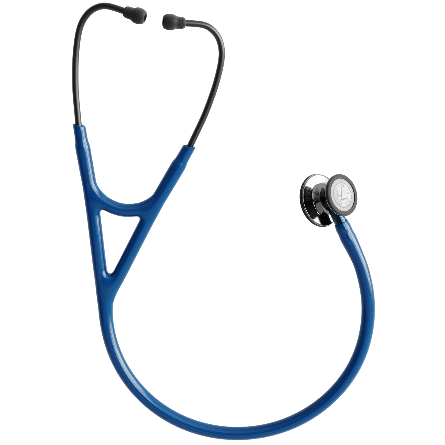 Littmann Cardiology Stethoscopes Littmann Cardiology IV Stethoscope Navy Headset Smoke Chest Navy Stem 6202