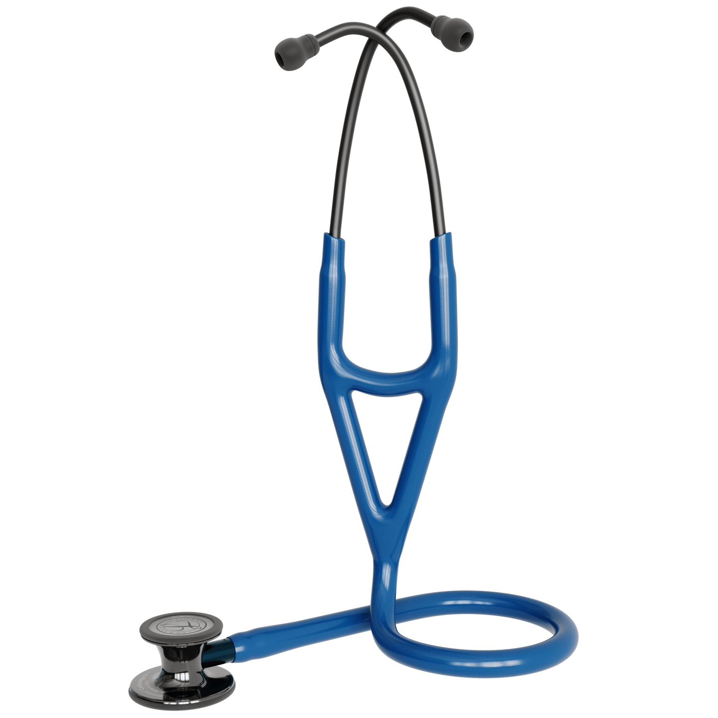 Littmann Cardiology Stethoscopes Littmann Cardiology IV Stethoscope Navy Headset Smoke Chest Navy Stem 6202