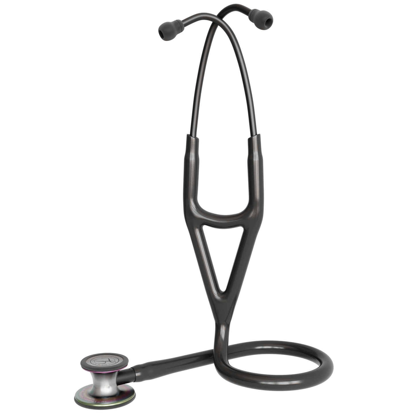 Littmann Cardiology Stethoscopes Littmann Cardiology IV Stethoscope Polished Rainbow Black Stem 6240