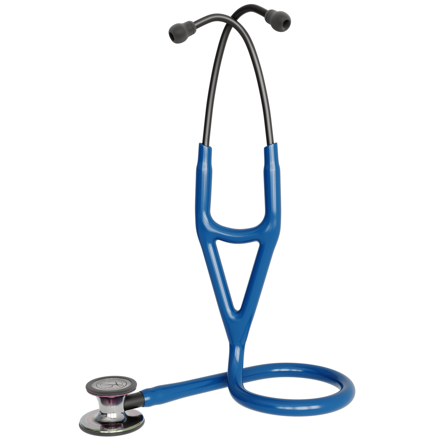 Littmann Cardiology Stethoscopes Littmann Cardiology IV Stethoscope Polished Rainbow Navy Stem 6242
