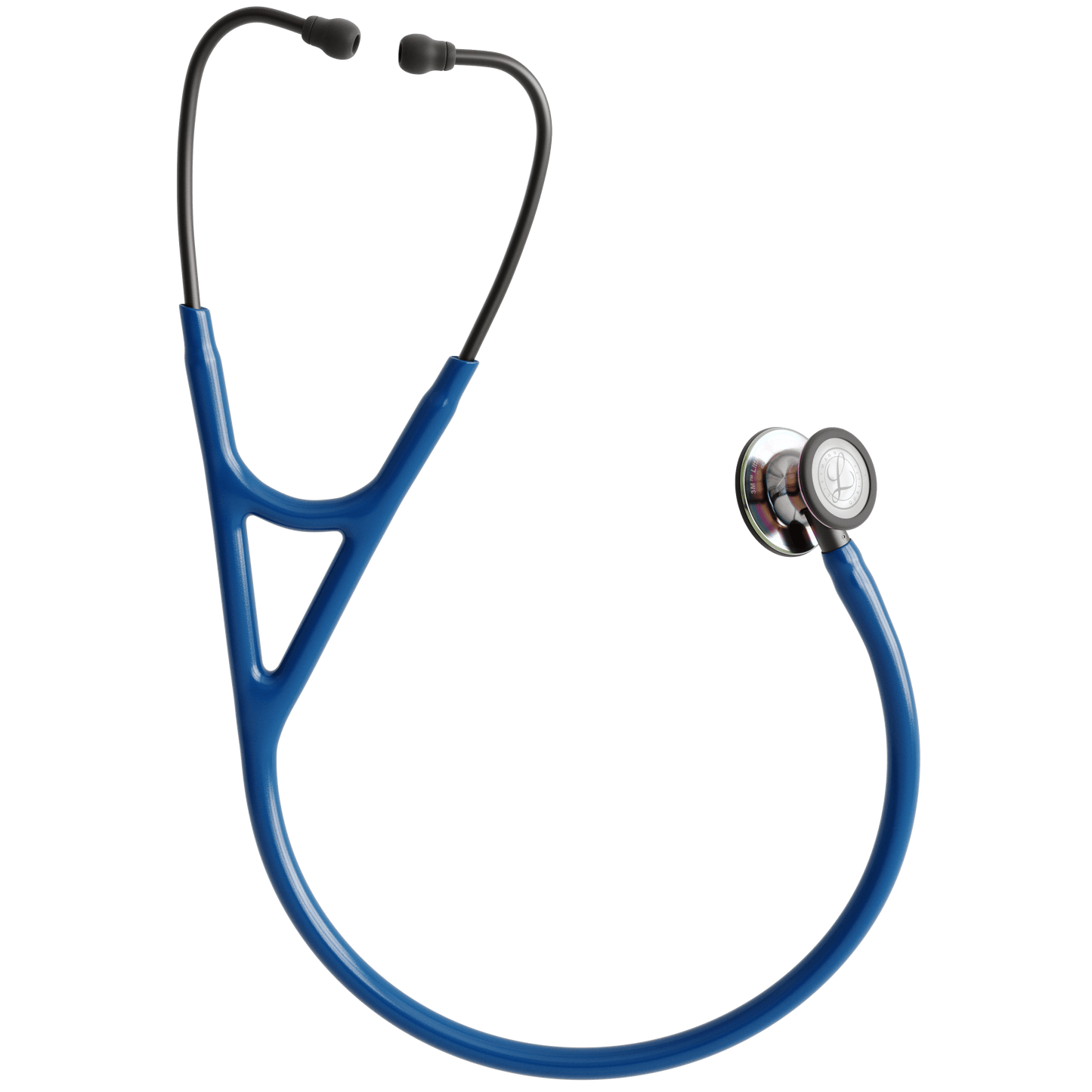 Littmann Cardiology Stethoscopes Littmann Cardiology IV Stethoscope Polished Rainbow Navy Stem 6242