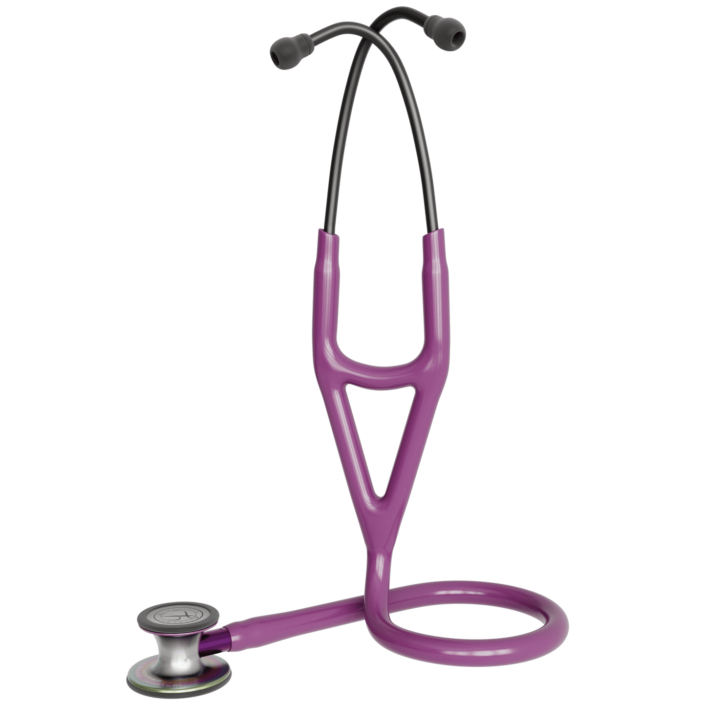 Littmann Cardiology Stethoscopes Littmann Cardiology IV Stethoscope Rainbow Chestpiece Plum with Purple Stem 6205