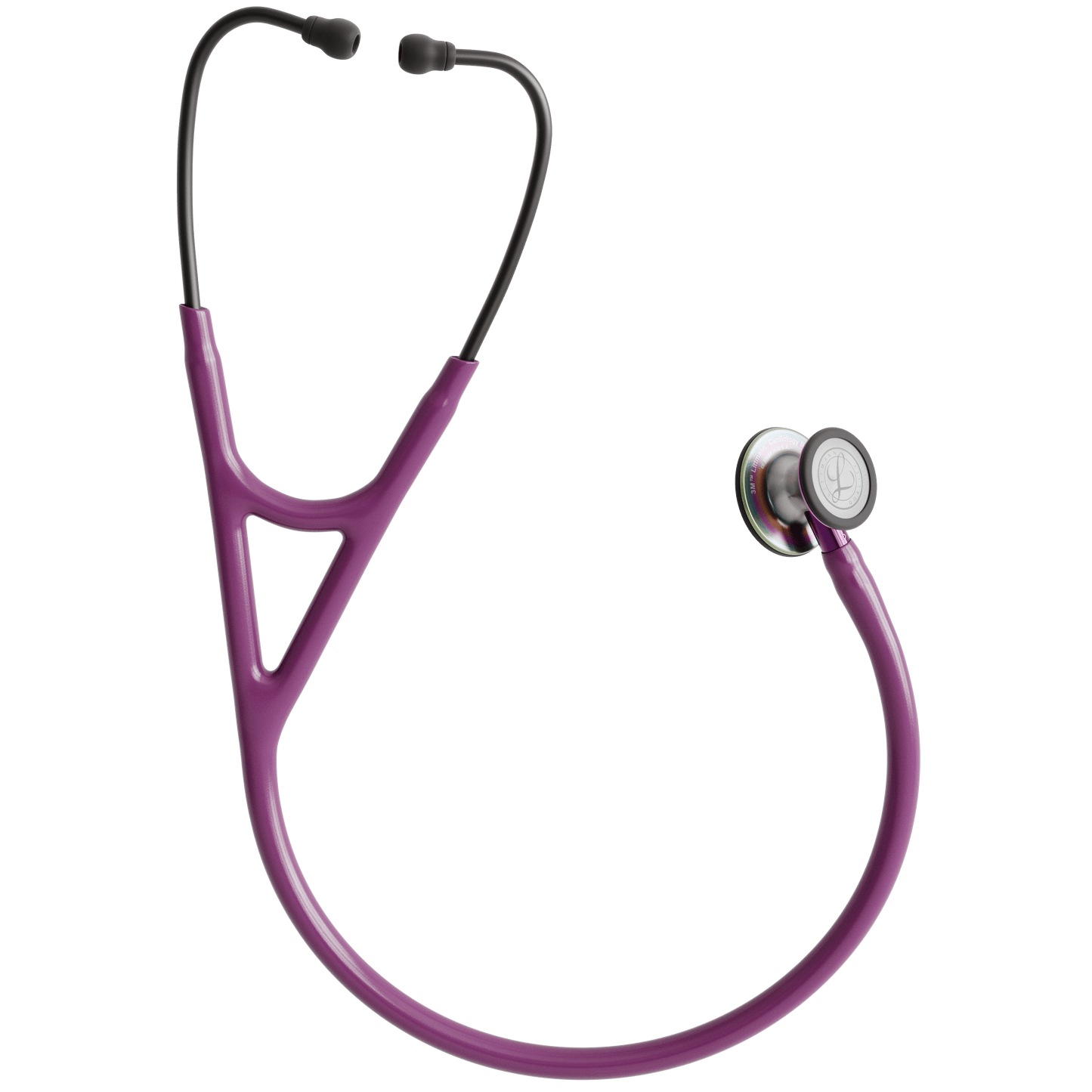 Littmann Cardiology Stethoscopes Littmann Cardiology IV Stethoscope Rainbow Chestpiece Plum with Purple Stem 6205
