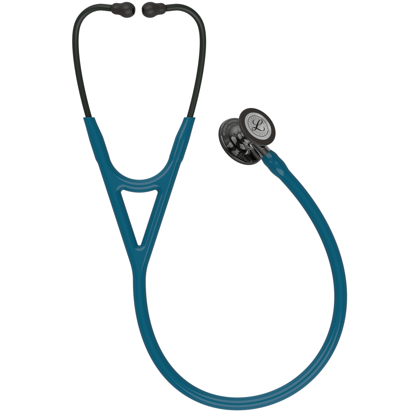 Littmann Cardiology Stethoscopes Littmann Cardiology IV Stethoscope Smoke Caribbean/Mirror Stem 6234