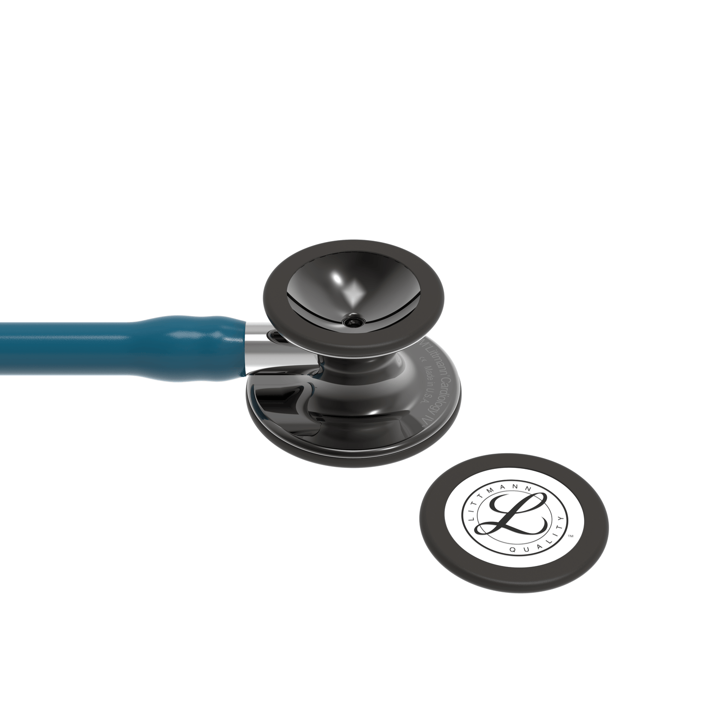 Littmann Cardiology Stethoscopes Littmann Cardiology IV Stethoscope Smoke Caribbean/Mirror Stem 6234