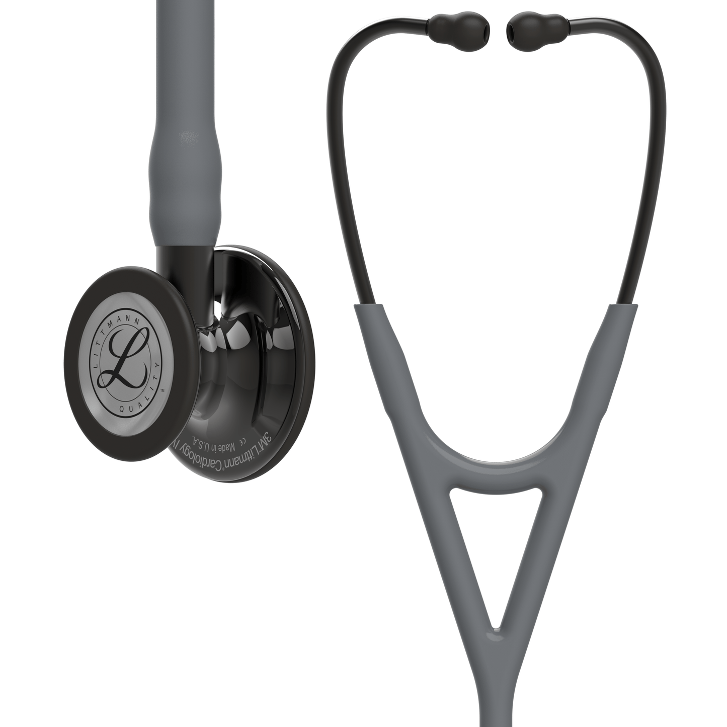 Littmann Cardiology Stethoscopes Littmann Cardiology IV Stethoscope Smoke Gray / Smoke Stem 6238
