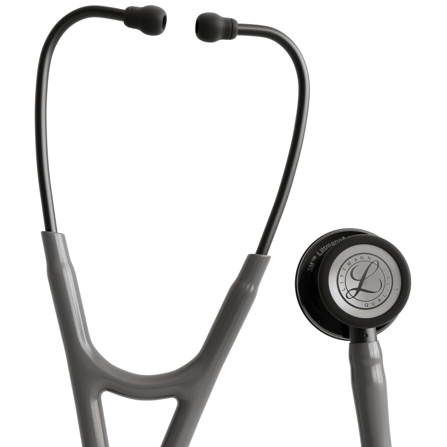 Littmann Cardiology Stethoscopes Littmann Cardiology IV Stethoscope Smoke Gray / Smoke Stem 6238