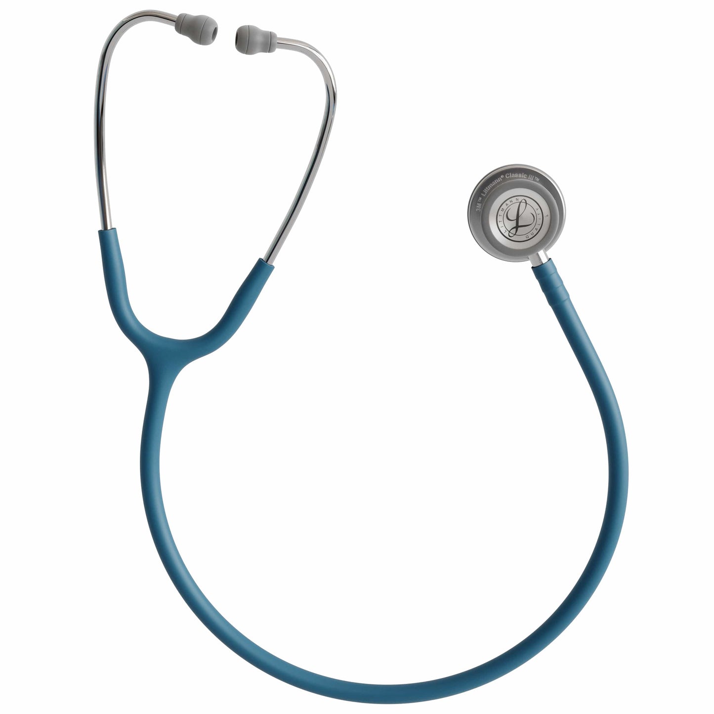 Littmann Classic III Stethoscope Stainless-finish Chestpiece SATIN in Caribbean Blue 5623C