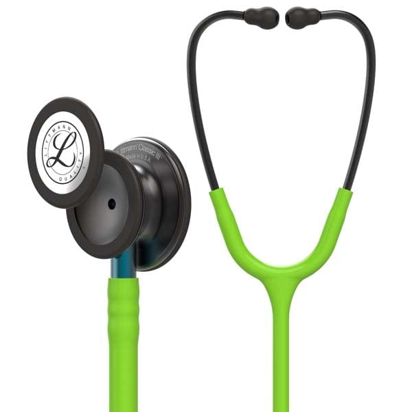 Littmann Classic Stethoscopes Littmann Classic III Stethoscope Smoke Lime Green Blue Stem 5875