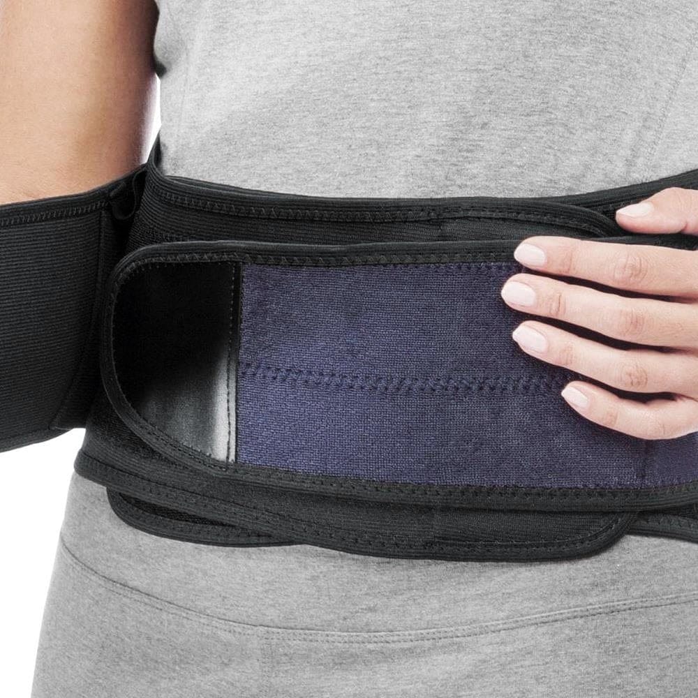 Lumbar Support Back Brace – Adjustable Compression, Removable Pad