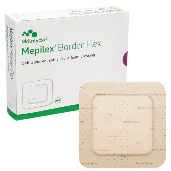 Molnlycke Mepilex Border Flex Dressing 10x10cm
