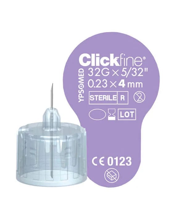 Ypsomed Pen Needles Mylife Clickfine Pen Needles 32G 4mm - Advanced Comfort