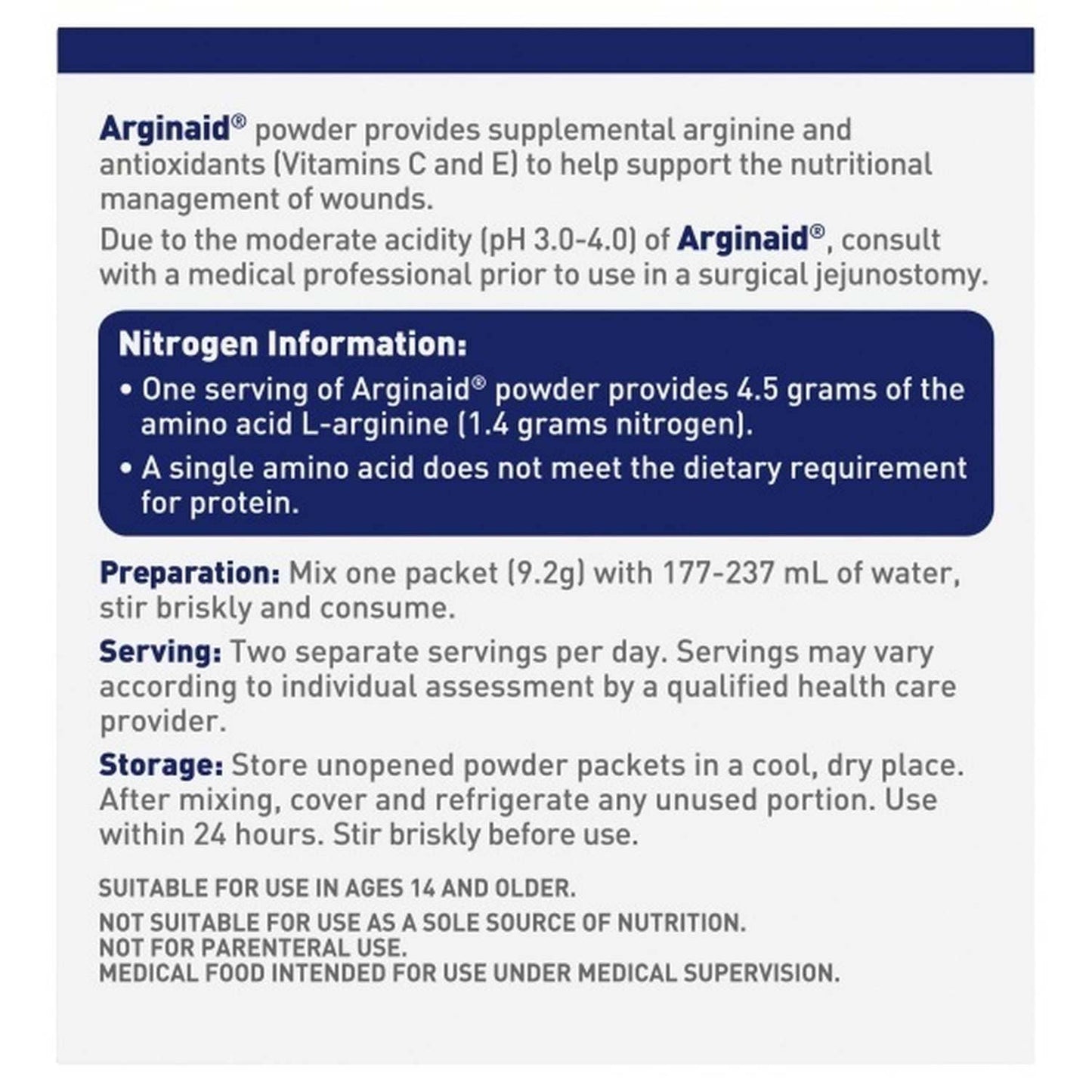 Nestle Arginaid - Lemon 9.2g Sachet