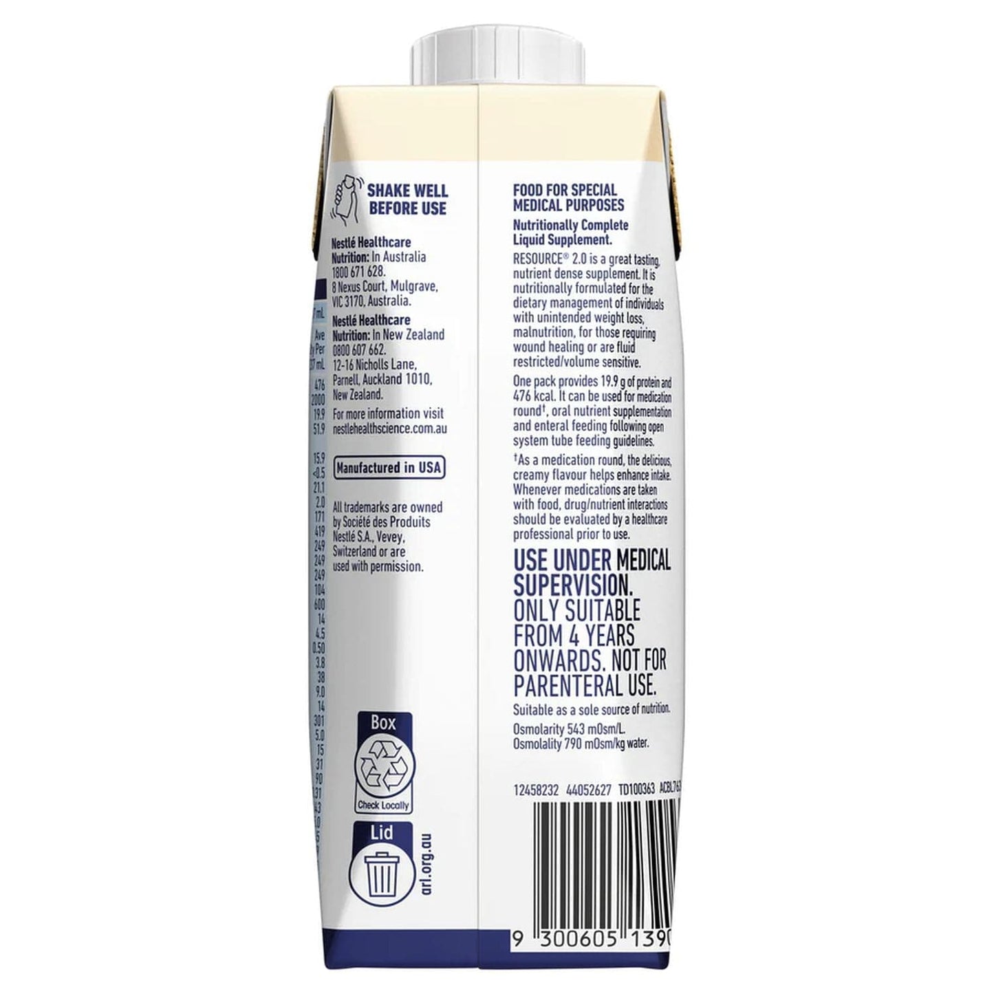 Nestle Resource 2.0 237ml