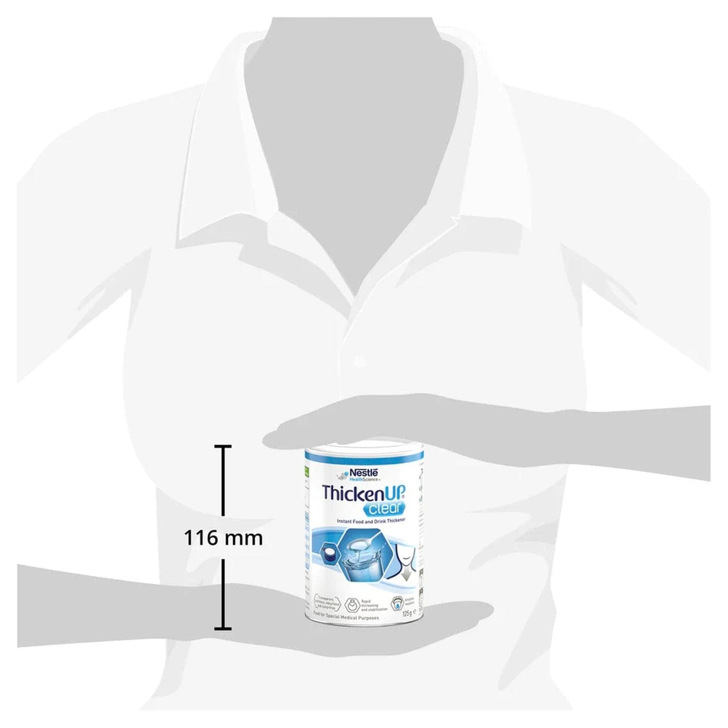 Nestle Resource Thicken Up Clear 125g