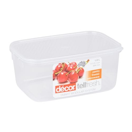 Décor Kitchen Equipment C1.8lt Oblong Container Decor