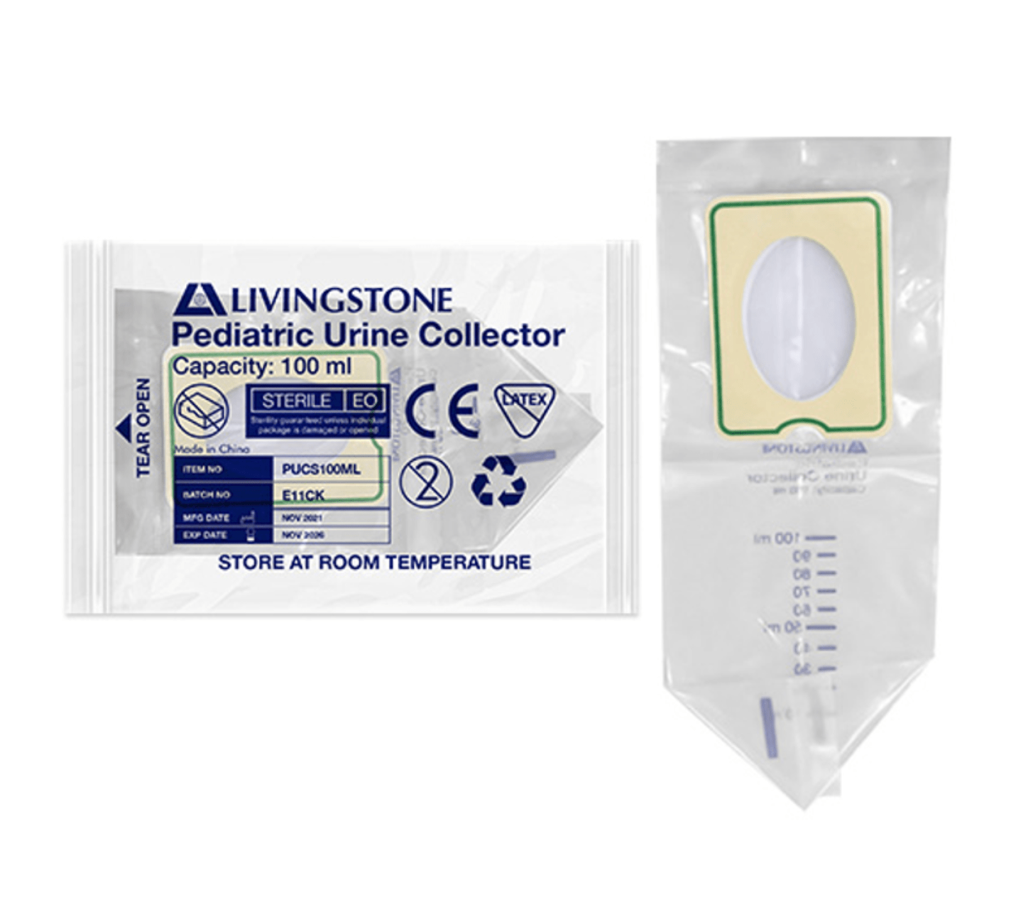 Paediatric Urine Collection Bags